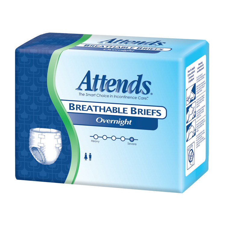 Attends Overnight Breathable Briefs